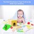 5 1 1 6-12 Adena Montessori in Wooden Montessori Play Kit Baby Toys,Object Permanence Box,Matchstick Color Drop,Cotton