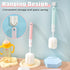 5PCS (5 Spong Bottle Brush Cup Brushes Sponge Baby Bottle Brushes Long Handle Cup Scrubber Brush Portable Sponge