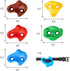 18 Ninja Tree Climbing Holds and 6 Sturdy Ratchet Straps for Kids, Large Climbing Rocks for Outdoor Training