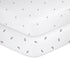 Pack 100% 2 Pack Set, 38 24 Ely's & Co. Patent Pending Waterproof and Play Sheets, Cotton with Waterproof Lining Fitted