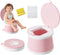 Liazonkj Portable Foldable Toddler Travel Potty - Medium Pink Potty Seat, Emergency Toilet