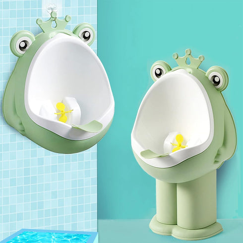 Xeehwb Frog Pee Training,Potty Training Urinal for Boys Kids Toddler Standing Urinal Wall-Mounted