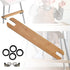 High Chair Footrest, Adjustable Height Natural Bamboo Pedal, Suitable for IKEA Antilop High Chair Footstool