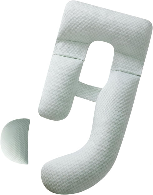 Pregnancy Pillow for Sleeping, Full Body Maternity Pillow with Removable Cover, Detachable