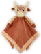 Highland Cow Baby Girl Security Blanket, Floral Highland Cow Lovey, Baby Nursery Stuff Gift for Newborn Girl