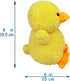 Yellow Plush Duck Stuffed Animal Toy, Soft Cuddly Plushie Hugger Toy for Boys & Girls, Birthday Gifts for Kids or Girlfriend, 8"
