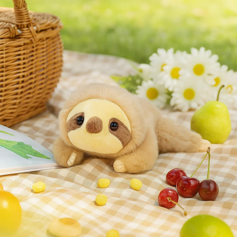 Adorable Sloth Stuffed Animal Soft Sloth Plush Toy Cute Birthday Gifts for Boys Girls Kids Toddlers