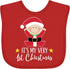 inktastic Baby's 1st Christmas - Santa Claus Baby Bib for Holiday Celebrations