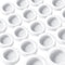 Boao 20 Pieces Piggy Bank Stopper Replacement, Bulk Rubber Plugs in 7 Sizes (White)
