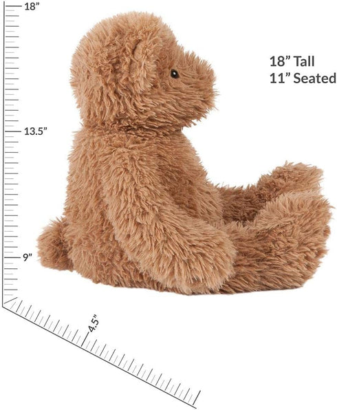 Vermont Teddy Bear 18 Inch Stuffed Animals, Almond Brown, Super Soft