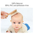 haakaa Wooden Baby Brush for Newborns and Toddlers, Natural Soft Goat Bristles, Ideal for Cradle Cap, 1PC with Carry