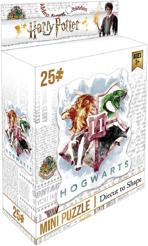 Playhouse Harry Potter Houses of Hogwarts 25-Piece Die-Cut Mini Puzzle for Kids