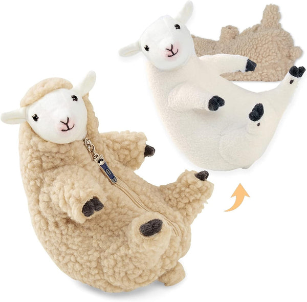 Shaved Sheep Stuffed Animal, Cute Plush Toy - Lamb Plush for Girls, Best Birthday Gifts for Teens