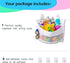 Comfylife Mesh Bath Toy Holder Organizer - Perfect Corner Bathtub Toy Storage & Bathroom Caddy for Kids & Toddlers