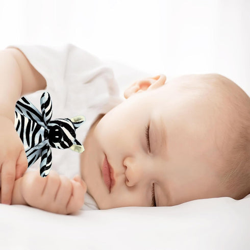 Baby Zebra Soft Stuffed Animal Security Blanket, Plush Lovey Blanket, Cuddly Newborn Snuggle Blankie for Boys Girls,