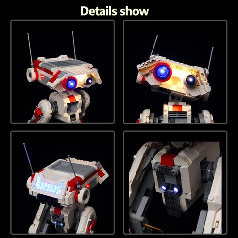 Kyglaring LED Lighting Kit for Lego Star Wars BD-1 75335 Model Building Set - Sound Version