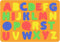 Magnetic Alphabet Puzzle for Toddlers - Foam Letters, Fridge Magnets for Preschool ABC Learning Toys, Random Color