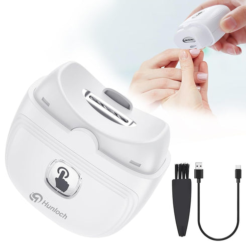 hunloch Electric Nail Clipper, Electric Nail Trimmer with Nail Clip Storage and LCD
