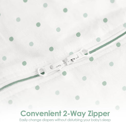 0-2 Pack 2) Baby Swaddle Months, Cotton Arm-In Zipper Sleep Sack, Wearable Blankets Wrap for Newborn Infant Girls, Boys