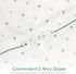 0-2 Pack 2) Baby Swaddle Months, Cotton Arm-In Zipper Sleep Sack, Wearable Blankets Wrap for Newborn Infant Girls, Boys