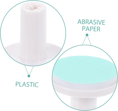 Trimmer 12pcs Electric Nail Baby Replacement Pads Baby Nail Grinding Heads Safe for Infants