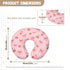 Qehuruxo Bow Baby Nursing Pillow Cover Cherry Ultra Soft Comfortable Newborn Nursing Pillow Case Stain Resistant