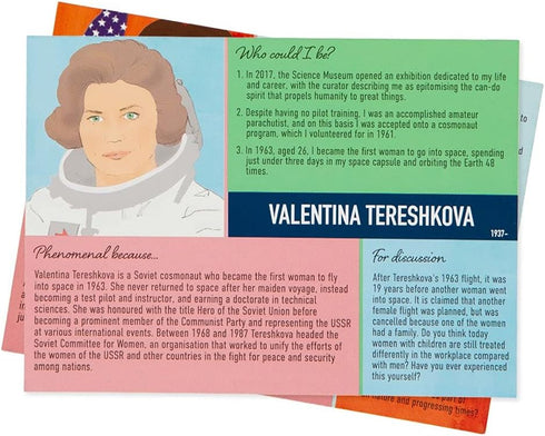 Talking Tables Phenomenal Women Conversation Game - Thought-Provoking Question Cards