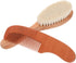 GARVALON Newborn Hair Brush and Comb Wool Brush Wooden Comb Hair Care