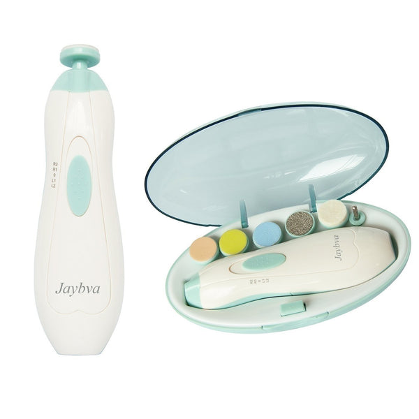 Jaybva Baby Nail File Electric Nail Trimmer - Safe Baby Nail Clippers Cutter