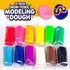 Waybla 12-Pack Prefilled Easter Eggs with Modeling Dough & Easter-Shaped Cutters, Non-Candy Easter Gift Easter Basket