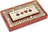 House of Cribbage 2 4 Inch 60 - Track - Wooden Travel/Pocket Size Cribbage Board - - Inlaid in Bloodwood/Maple Wood
