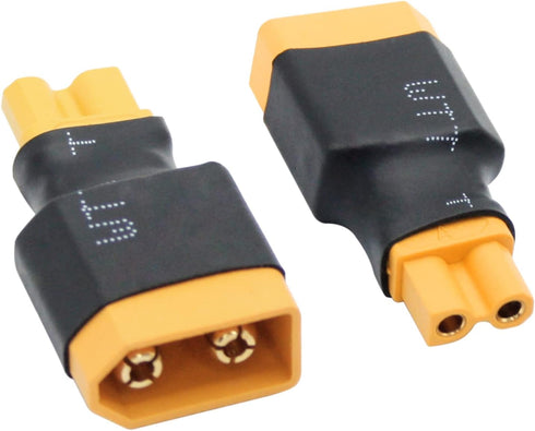 XT60 Male to XT30 Female Adaptor, Wireless Connector Plug for RC FPV Drone Car Lipo NiMH Battery Charger
