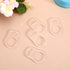 FENICAL 10 Pieces Silicone Adapter Rings Baby Holder and Clip MAM-Compatible (Soft &Transparent)