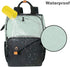 Backpack,Large Pack Black(US7340-GB) Hap Tim Diaper Bag Capacity Travel Back Maternity Baby Nappy Changing Bags, Double