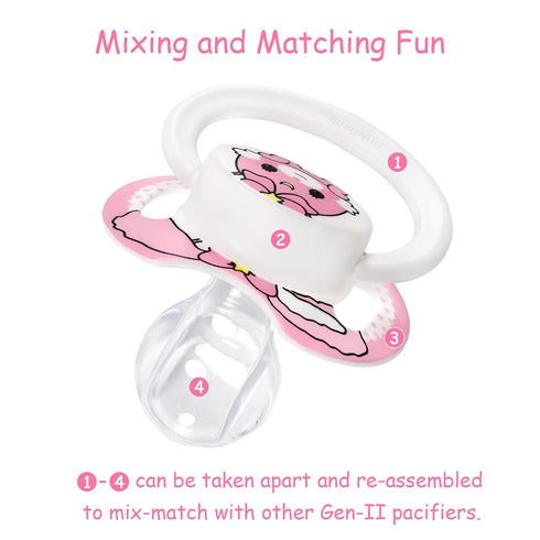 Usagi Pattern Adult Pacifier - Bigshield Generation-II for Comfort