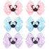 3 Pairs Mouse Ears Hair Bows Clips, Cute Toddler Hair Accessories for Women Girls, Birthday Party Favor