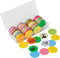 DND Wet & Dry Erase Tokens - Set of 100 Colorful Blank Counters for Tabletop RPGs