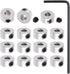15pcs 1/8" Set 8x3.1mm 0.31"x 0.12" Hobbypark Plated Landing Gear Stopper Wheel Collar / RC Airplane Replacement