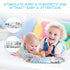 Vicloon Cloth Books, 3D Touch Feel High Contrast Baby Books Toys for Infants 0-12 Months, Soft Crinkle Elephant