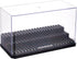 OLYCRAFT Black Acrylic Minifigure Display Case Box for Action Figures, Dustproof Storage, Removable Showcase