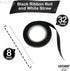 KatchOn Large Black Mylar Balloons, 22 Inch, Pack of 6 for Birthday, Anniversary, Halloween Decorations