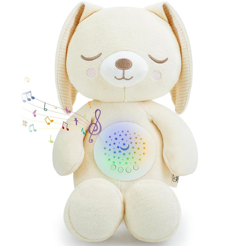 Musical Stuffed Animals with Sound Machine, White Noise Baby Soothers for Sleep,