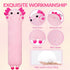 Long Axolotl Plush Toy Body Pillow, 43” Cute Stuffed Animal Gift for Girls and Boys, Soft Kawaii Plushies