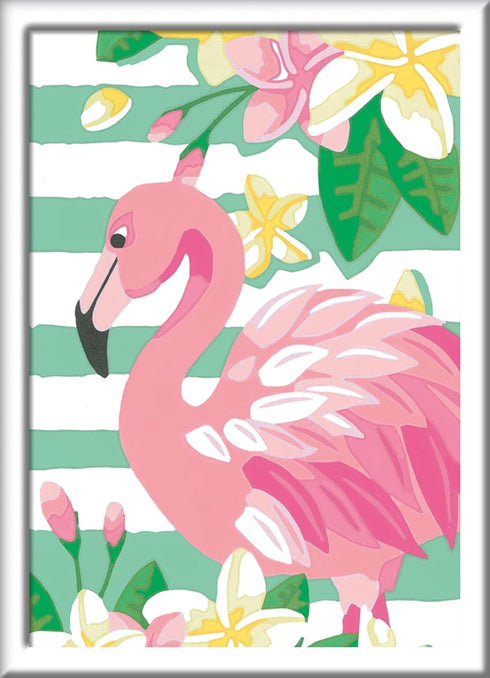 Ravensburger CreArt Think Pink Paint by Numbers Kit for Kids & Adults - All-Inclusive DIY Painting Kit with Premium