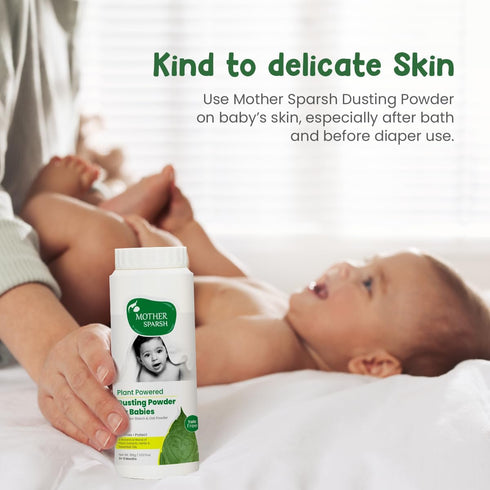 Mother Sparsh 100 (Pack 2) Talc-Free Natural Dusting Powder for Babies, g