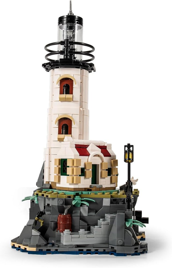 GOTIMON Island Lighthouse Building Block Toy Set, Gifts for Kids and Adults1092