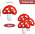 Sliverdew 3Pack 31'' Mushroom Foil Balloon,Mushroom Birthday Party Supplier Fairy Princess Birthday Woodland Theme