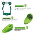 Cmaqpw Frog Pee Training with Brush and Hooks, Green Cute Potty Training Urinal,Potty Training Toilet for Boys Kids