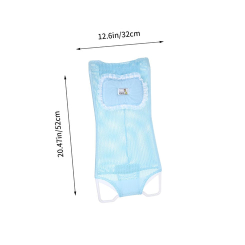 VANZACK Bath Support Rack Newborn Bathing Tub Accessory Non-Slip Mesh Pad for Safe and Comfortable Bath Stylish Blue