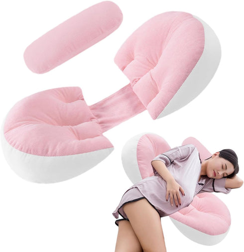 Generic 1 Pc Side Sleeper Pregnancy Pillow- Belly Support Pillow, Pregnancy Support Pillow